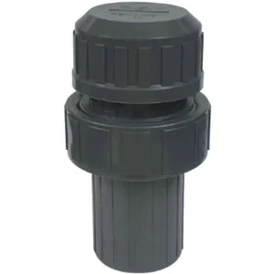 PLAST-O-MATIC VBM075V-PP Vacuum Breaker, PVC Seal, Polypropylene, 3/4 Inch Size | AA2VRH 11D207