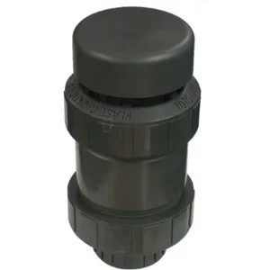 PLAST-O-MATIC VBS150EPT-PV Vacuum Breaker, Threaded EPDM Seal, PVC, 1-1/2 Inch Size | CD4HDP