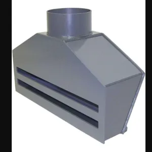 PLASTIC SUPPLY PVCHS130 Intake Fume Hood Pvc 8 In | AF2LFW 6UXY1