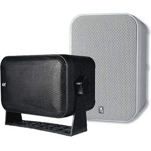 POLY-PLANAR MA9060-B Outdoor Box Speakers Black 5-1/2 Inch Depth PR | AH8ZKL 39DN51