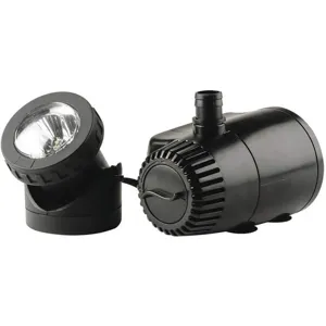 POND BOSS PF185ASL Fountain Pump ABS 1/64HP 2 psi LED Light | AH7XZU 38EF36