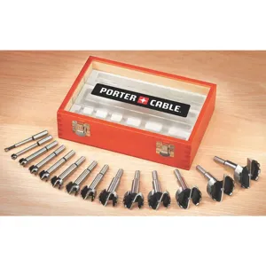 PORTER CABLE PC1014 Forstner Bit Set 14 Pcs | AE4VWW 5NAJ5