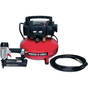 PORTER CABLE PCFP12236 Brad Nailer Compressor Kit | AF7PHW 22EW01