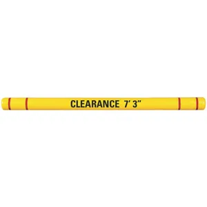 POST GUARD HTGRD780YR Clearance Bar With Graphics 7-3/8 Inch Diameter | AE9UGA 6MGV8