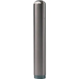 POST GUARD SS40-24TB-304 Bollard Bolt Down 4 Inch Diameter 24 Inch Height Silver | AH2LVL 29TH83