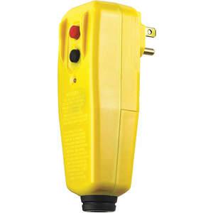 POWER FIRST 11X423 Gfci Plug 15a Yellow Auto Reset | AA3WPD