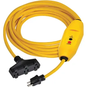 POWER FIRST 11X436 Gfci Tri-cord 50 Feet Auto Reset | AA3WPT