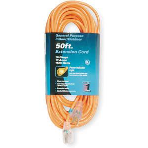 POWER FIRST 1FD53 Extension Cord 50 Feet | AA9UGW