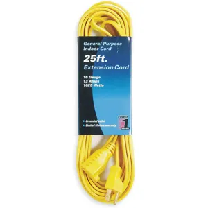 POWER FIRST 1FD58 Extension Cord 25 Feet | AA9UHB