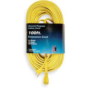 POWER FIRST 1FD63 Extension Cord 100 Feet | AA9UHG