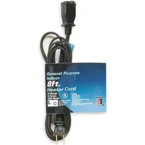 POWER FIRST 1FD75 Extension Cord 8 Feet | AA9UHV