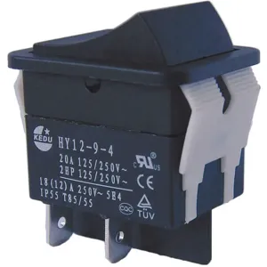 POWER FIRST 29FG25 Rocker Switch Dpst 4 Connections | AB8UZF