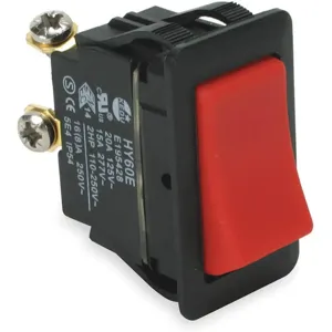 POWER FIRST 2LNC4 Rocker Switch Spst 2 Connections | AC2NNR