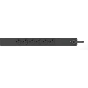 POWER FIRST 2MV43 Outlet Strip 20a 120v Black | AC2UBM