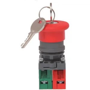 POWER FIRST 32UK35 Emergency Stop Push Button Red | AH3LFA