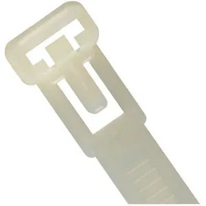 POWER FIRST 36J198 Releasable Cable Tie 7.87 Inch Length - Pack Of 500 | AC6UUV