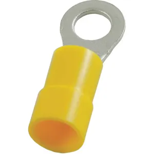 POWER FIRST 4FRH8 Ring Terminal Yellow Butted 12-10 - Pack Of 50 | AD7PAF