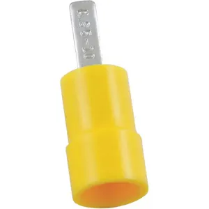 POWER FIRST 5UGP5 Pin Terminal Yellow Butted 12-10 - Pack Of 50 | AE6PHW