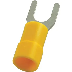 POWER FIRST 5WHE9 Fork Terminal Yellow 12 To 10 Awg - Pack Of 50 | AE7ARN