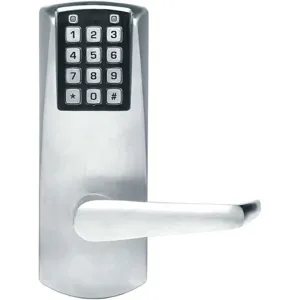 KABA P206ALL62641 Auto/Deadbolt Lock Keyless Satin Chrome | AH4NUZ 35EH07