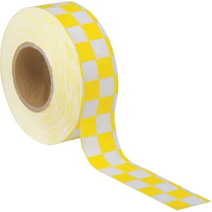 PRESCO PRODUCTS CO CKWY-188 Flagging Tape White/yellow 300 Feet x 1-3/16 In | AE8YED 6GJL2