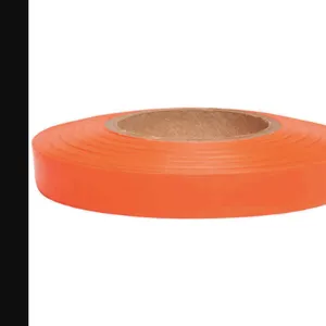 PRESCO PRODUCTS CO N-OG-188 Flagging Tape Orange Glo 150ft x 1/2 In | AE8YEL 6GJL9