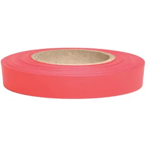 PRESCO PRODUCTS CO N-RG-188 Flagging Tape Red Glo 150 Feet x 1/2 In | AE8YEN 6GJN1