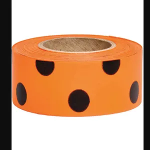 PRESCO PRODUCTS CO PDOGBK-188 Flagging Tape Orange Glo/black 150 Feet | AE8YEB 6GJL0