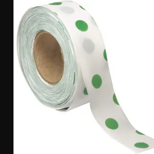 PRESCO PRODUCTS CO PDWG-373 Flagging Tape White/green 300ft x 1-3/8in | AC9TPH 3JVZ8