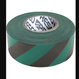 PRESCO PRODUCTS CO SGBK-373 Flagging Tape Green/black 300ft x 1-3/8in | AC9TPX 3JWA8