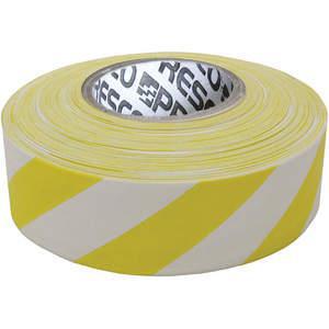 PRESCO PRODUCTS CO SWY-373 Flagging Tape Wh/yellow 300 Feet x 1-3/8 In | AD2AAB 3LWX6