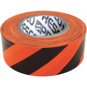 PRESCO PRODUCTS CO SOBK-188 Flagging Tape Orange/black 300ft x 1-3/16 In | AF4QNC 9G193