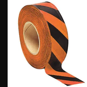 PRESCO PRODUCTS CO SOGBK-188 Flagging Tape Orange Glo/black 150 Feet | AF4DLQ 8RP97