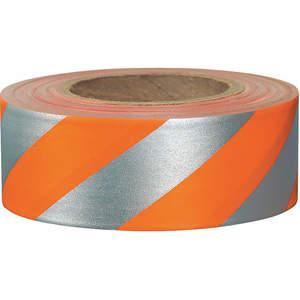 PRESCO PRODUCTS CO SOGREF-188 Flagging Tape Orange Glo/silver 150 Feet | AD2VFA 3UTW9