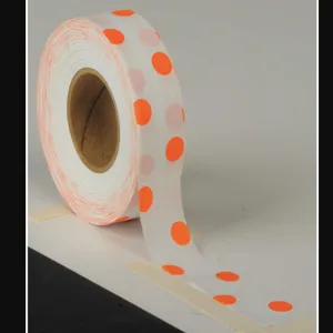 PRESCO PRODUCTS CO SOGBK-373 Flagging Tape Orange Glo/black 150ft 1-3/8in | AC9TQB 3JWC3