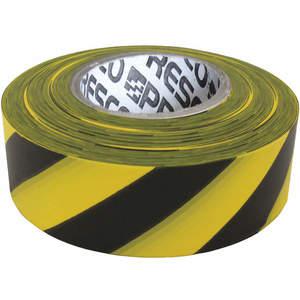 PRESCO PRODUCTS CO SYBK-373 Flagging Tape Yellow/ Black 300 Feet x 1-3/8 In | AC9ZZZ 3LWX4