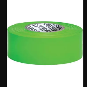 PRESCO PRODUCTS CO TFG-188 Taffeta Flagging Tape, Green, 300 x 1-3/16 | AF4XFT 9NPN3