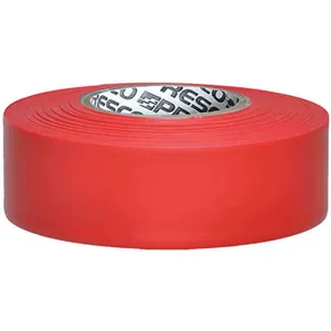 PRESCO PRODUCTS CO TFR-188 Taffeta Flagging Tape Red 300ft x 1-3/16 | AF4HGP 8X128