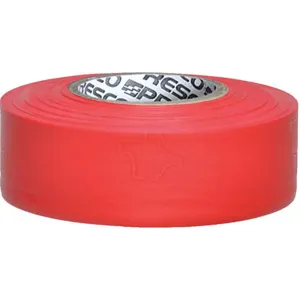 PRESCO PRODUCTS CO TXRG-373 Texas Flagging Tape Red Glo 150 Feet | AC9TPC 3JVZ3