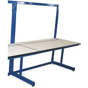 PRO-LINE B6030SAC Ergonomic Basics Workbench Blue 60l x 30w x 65 Height Inch | AC3WCA 2WXR3