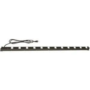 PRO-LINE MO/ES48 Power Strip 49w x 1-1/2d x 1-1/2 H Black | AC3WCP 2WXT7