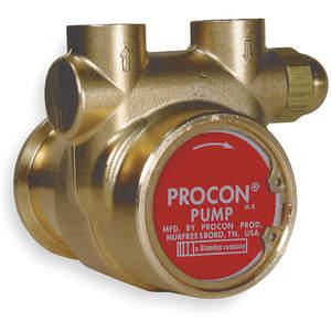 PROCON 112A060F11CA Rotary Vane Pump, Clamp-On, 3/8 Inch NPT, 60 GPH, Brass | AF2QXV 112A060F11CA 250
