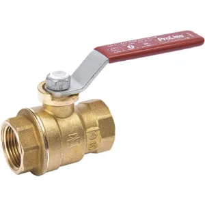 PRO-LINE 107-403NL Ball Valve Brass Full Port 1/2 Inch | AF9TTC 30UN17