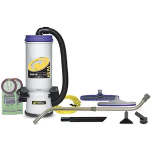 PROTEAM 107118 Super Quartervac Backpack Vacuum Cleaner | AG3FRP 33KE27