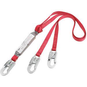 PROTECTA 1342001 Lanyard 2 Bein Polyester Rot | AF2ZMW 6ZLN3