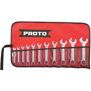 PROTO J1200ES-11 Combination Wrench Set Short Sae 12 Point 11 Pc | AB6TAD 22DH12