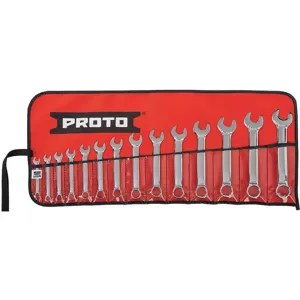 PROTO J1200MES-14 Combination Wrench Set Short Metric 12 Point 14 Pc | AB6TAE 22DH27