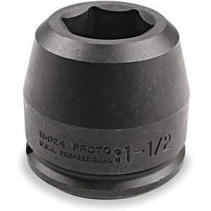 PROTO J15034 Impact Socket 1-1/2 Inch Drive 2-1/8 Inch 6 Pt | AA8VBG 1AFW4