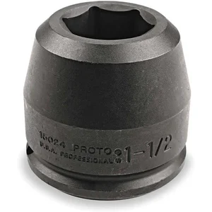 PROTO J15025 Impact Socket 1-1/2 Inch Drive 1-9/16 Inch 6 Pt | AA8VAX 1AFT5