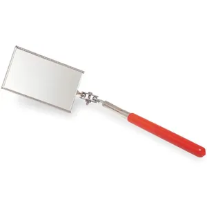 PROTO J2373 Rectangular Telescopic Inspection Mirror, Steel Shaft, Vinyl Handle | AD2LAC 3R562